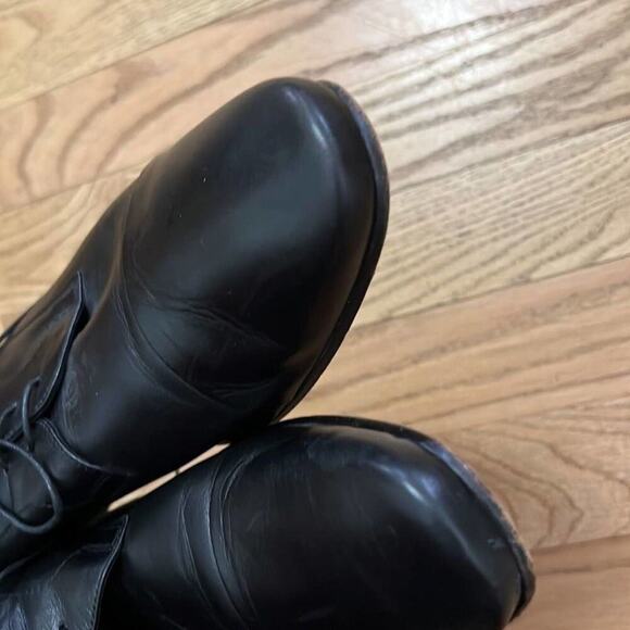 BRUNOMAGLI BLACK OXFORD LEATHER DRESS SHOES‎ SIZE 15M main image 6